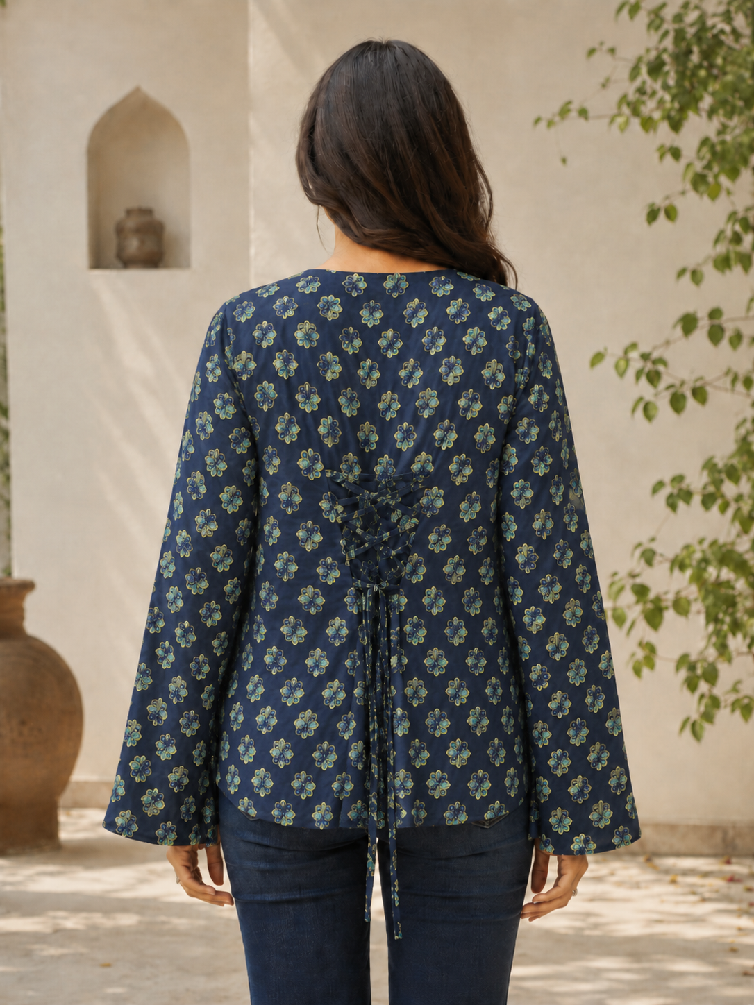 Inkwell Floral Tunic