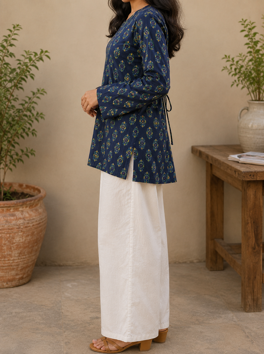Inkwell Floral Tunic