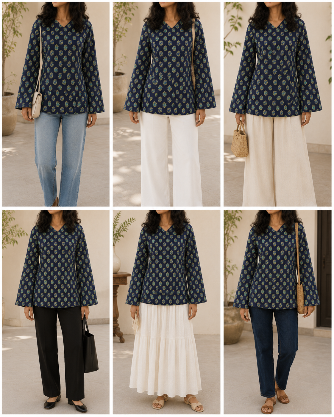 Inkwell Floral Tunic