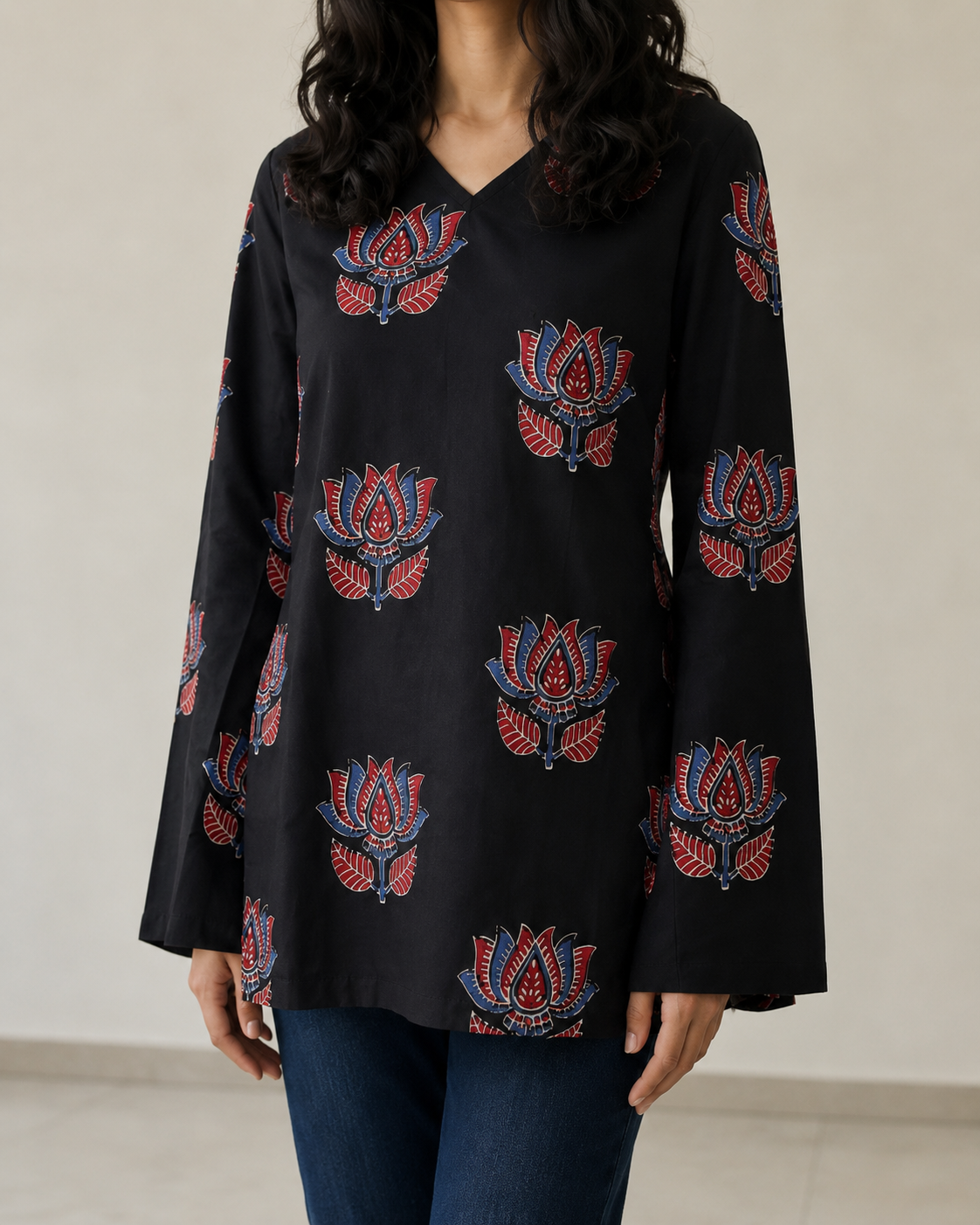 Midnight Lotus Tunic