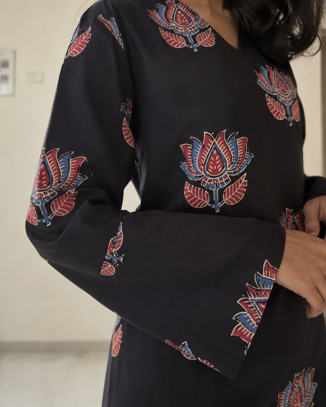 Midnight Lotus Tunic