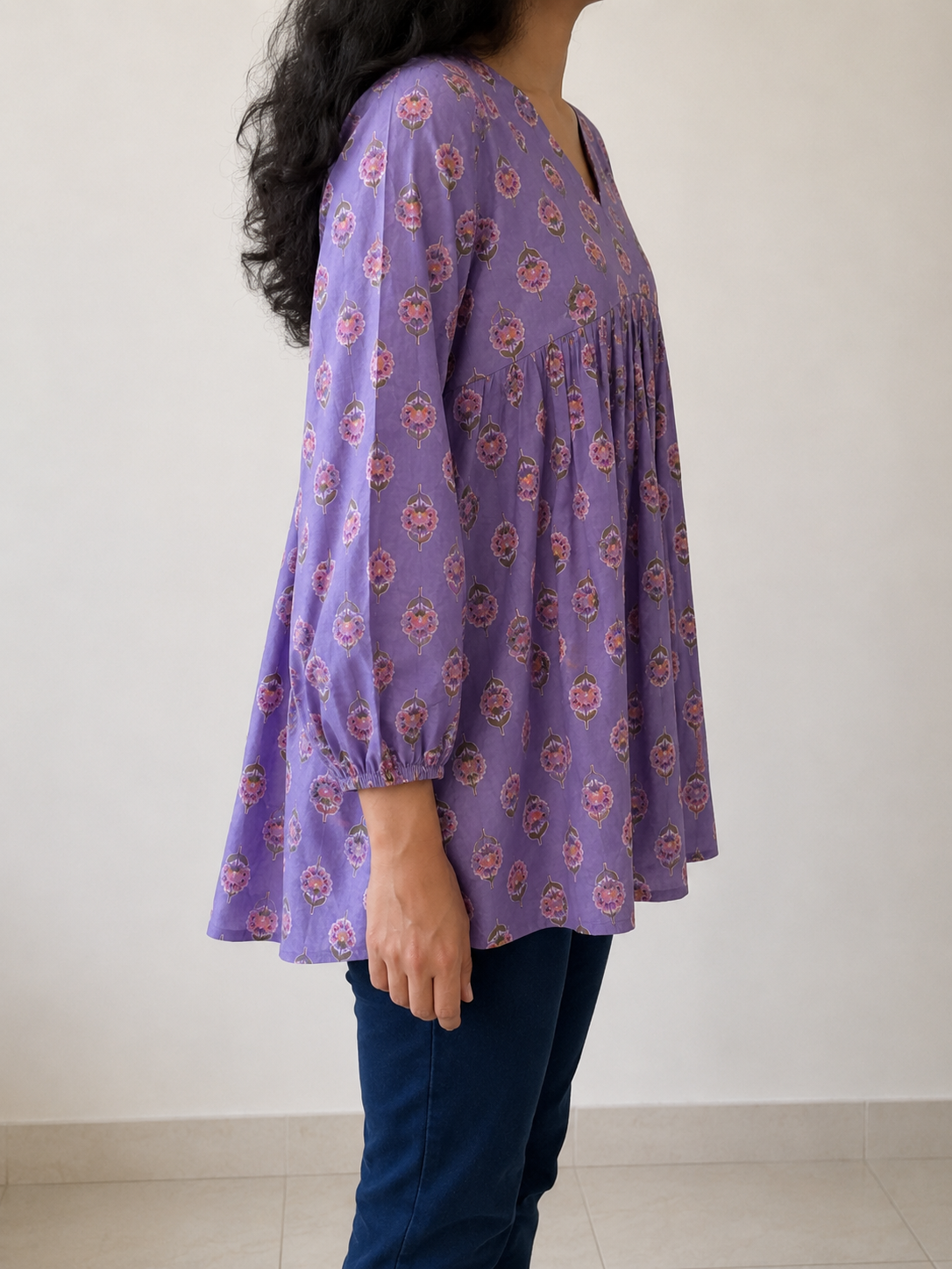 Soft Lilac Peplum