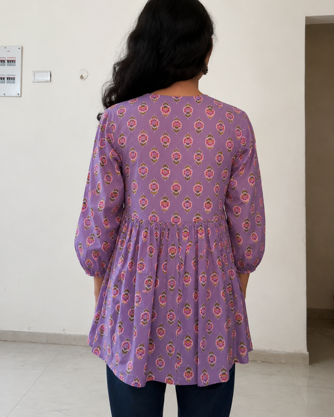 Soft Lilac Peplum