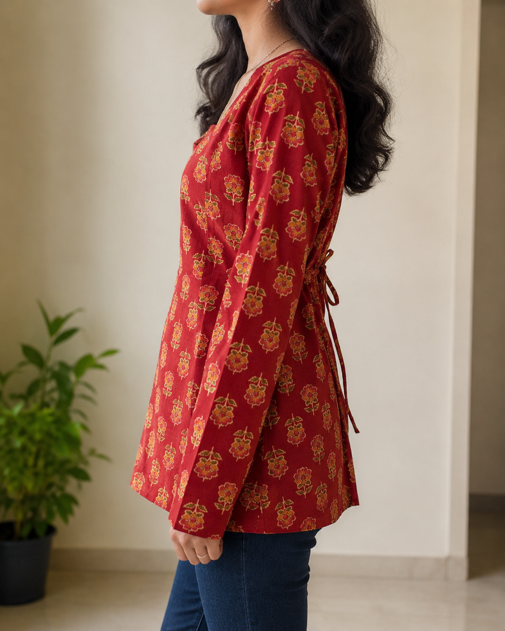 Rust Blossom Tunic